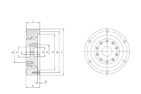 CSD系列谐波减速机用交叉滚子轴承